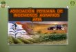ASOCIACIÓN  PERUANA   DE  INGENIEROS  AGRARIOS  APIA