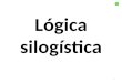 Lógica silogística
