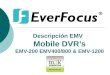 Descripción EMV   Mobile  DVR’s EMV-200 EMV400/800 & EMV-1200