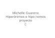 Michelle Guareno  Hiperónimos e hipo nomos  proyecto  (:
