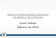 EMPLEO E INDICADORES LABORALES COLOMBIA Y EJE CAFETERO
