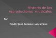 Historia de los reproductores  musicales