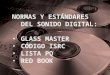 NORMAS Y ESTÁNDARES DEL SONIDO DIGITAL: GLASS MASTER CÓDIGO ISRC LISTA PQ RED BOOK
