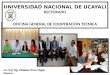 UNIVERSIDAD  NACIONAL DE UCAYALI RECTORADO OFICINA GENERAL DE COOPERACION TECNICA