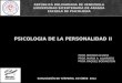 REPÚBLICA BOLIVARIANA DE VENEZUELA UNIVERSIDAD BICENTENARIA DE ARAGUA ESCUELA DE PSICOLOGIA