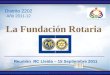 La  Fundación Rotaria