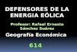 DEFENSORES DE LA ENERGIA EÓLICA