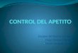 CONTROL DEL APETITO