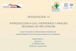 PRESENTACION  III INTRODUCCION A LOS L-MOMENTOS Y ANALISIS REGIONAL DE FRECUENCIAS