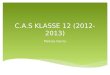 C.A.S KLASSE 12 (2012-2013)