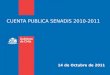 CUENTA PUBLICA SENADIS 2010-2011