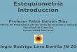Estequiometría Introducción Profesor Fabio Garzón Díaz