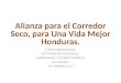 Alianza para el Corredor  Seco, para Una Vida Mejor  Honduras