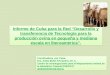 Informe de Cuba para la Red “Desarrollo y transferencia de Tecnología para la producción ovina en pequeña y mediana escala en Iberoamérica ”