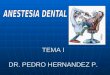 TEMA I DR. PEDRO HERNANDEZ P