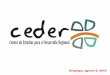 Presentación del CEDER en Taller 6 Sept 2012