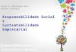 Marketing Social. responsabilidade social e sustentabilidade empresarial