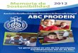 Informe de Sostenibilidad ABC PRODEIN 2012