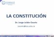 Constitución. Jorge Julián Osorio. Universidad CES
