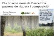 Els boscos nous de Barcelona: patrons de riquesa i composició