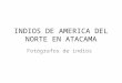Indios de America del Norte en Atacama