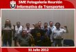 SME Fotogalería Reunión Informativa de Transportes 31 Julio 2012