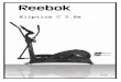 Bicicleta Eliptica Reebok C5.8 | Manual instrucciones