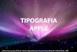 Tipografias usadas por Apple