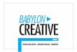 Babylon Creative 2012 dossier