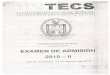 Examen de Admisión UNTECS 2010-II