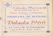 Programa del Circulo Mercantil de la Velada y Fiestas de 1966