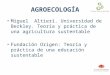 Agroecología y Educación