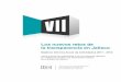 VII Informe de Actividades de Instituto de Transparencia ITEI Jalisco
