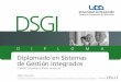 Brochure Diplomado en Sistemas de Gestión Integrados (DSGI)