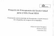 EXPOSICIÓN DEL PRESUPUESTO DEL MINISTERIO DE SALUD PARA EL 2014
