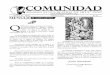 Periódico Parroquial "COMUNIDAD" #63