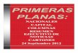 Primeras Planas Nacionales y Cartones 24 Septiembre 2012