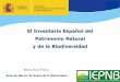 Inventario Español del Patrimonio Natural y la Biodiversidad