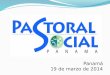 Curso de Cuaresma 2014 - Pastoral Social
