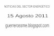 Noticias del Sector Enegético 15 Agosto 2011