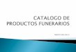 CATALOGO PRODUCTOS FUNERARIOS