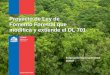 Presentación Ley de Fomento Forestal