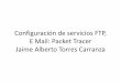 packet tracer 3 Configuración de servicios FTP,email