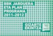 BBK Jarduera eta Plan Programa (2011-2012)