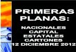 Primeras Planas Nacionales y Cartones 12 Diciembre 2012