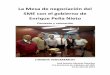 La Mesa de negociación del SME con el gobierno de Enrique Peña Nieto