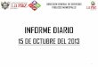 Informe Diario Servicios Públicos La Paz 15  Oct