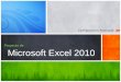 Guia de instrucciones generales del proyecto Excel 2010