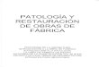 Patología y restauración 1