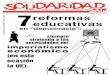 7 reformas educativas en "democracia"